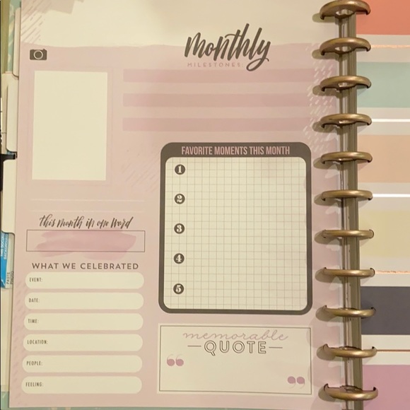 Create 365 Planner/ Happy Memory Planner 8.5 x 11 - Picture 6 of 6